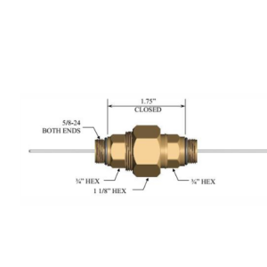 Conector 500 c/pin 3 cuerpos